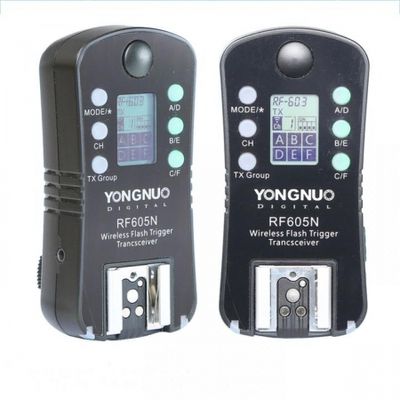 Yongnuo RF 605N - Set Declansatoare Radio pentru Nikon, 2.4GHz