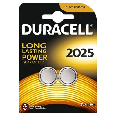 Duracell Baterie lithiu CR2025, blister 2 bucati