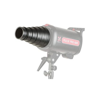 Quadralite SN-5002 Snoot cu Grid si Filtre colorate - montura Bowens