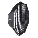 Phottix Pro Extra Large Easy-Up HD Umbrella Octa Softbox cu Grid 120cm