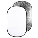 Quadralite Blenda 2in1 91x122cm, Argintiu/Alb