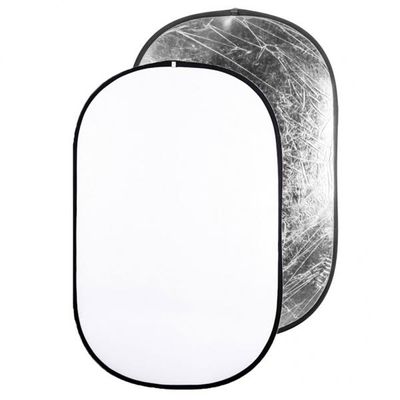 Quadralite Blenda 2in1 91x122cm, Argintiu/Alb