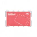 JJC - Cutie pentru carduri de memorie Micro SD, 10 compartimente, rosu