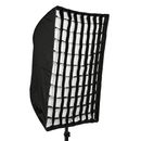 Dynaphos - Umbrela tip Softbox cu Grid pentru Speedlight, 60x90cm