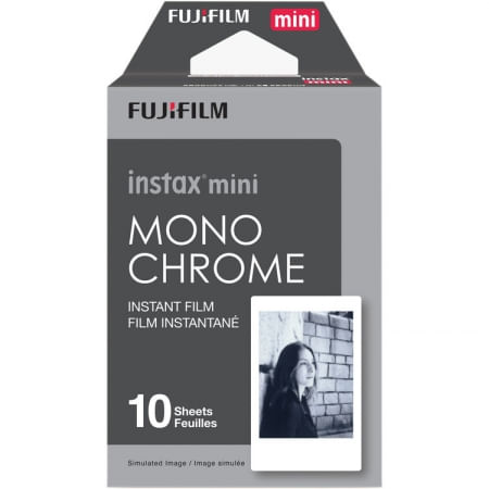 Fujifilm Instax Mini Pack Monochrome Film Instant Alb Negru