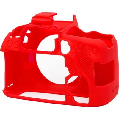 EasyCover Carcasa Protectie pentru Canon 80D Rosu