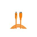 Tether Tools TetherPro - Cablu USB-C - Micro-B, 4.60m, Portocaliu