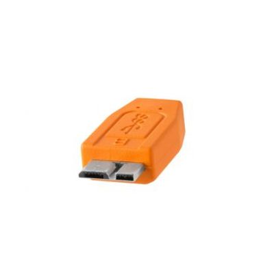 Tether Tools TetherPro - Cablu USB-C - Micro-B, 4.60m, Portocaliu