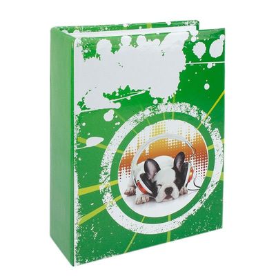 Beat Dog Album foto 10x15 cu 50 file cu buzunare pentru 100 fotografii Verde
