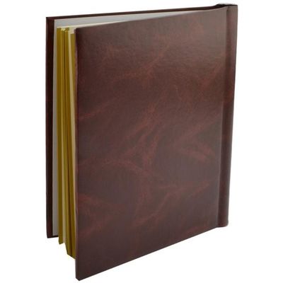 Album Clasic Piele ecologica Insertii aurii 23x28cm 20 file autoadezive