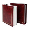 Classic - Album foto, Slip-in, Cutie, Piele ecologica, 200 fotografii 10x15cm, Rosu