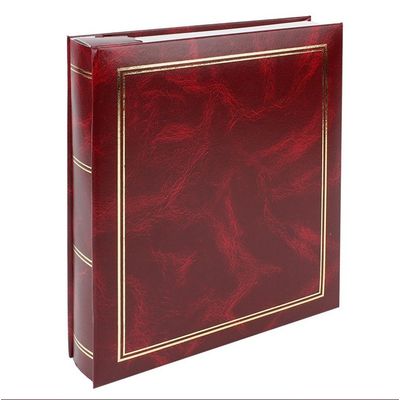 Classic - Album foto, Slip-in, Cutie, Piele ecologica, 200 fotografii 10x15cm, Rosu