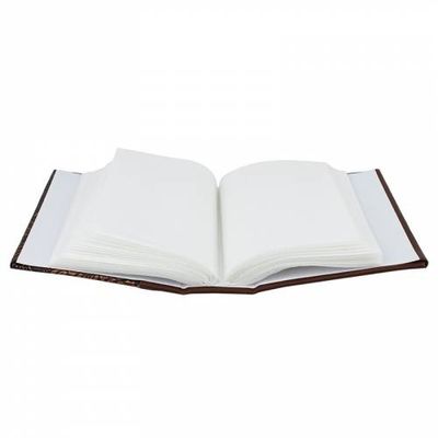 Newstyle - Album foto, Slip-in, Piele ecologica, Imprimeu floral, 100 fotografii, 10x15cm, Maro