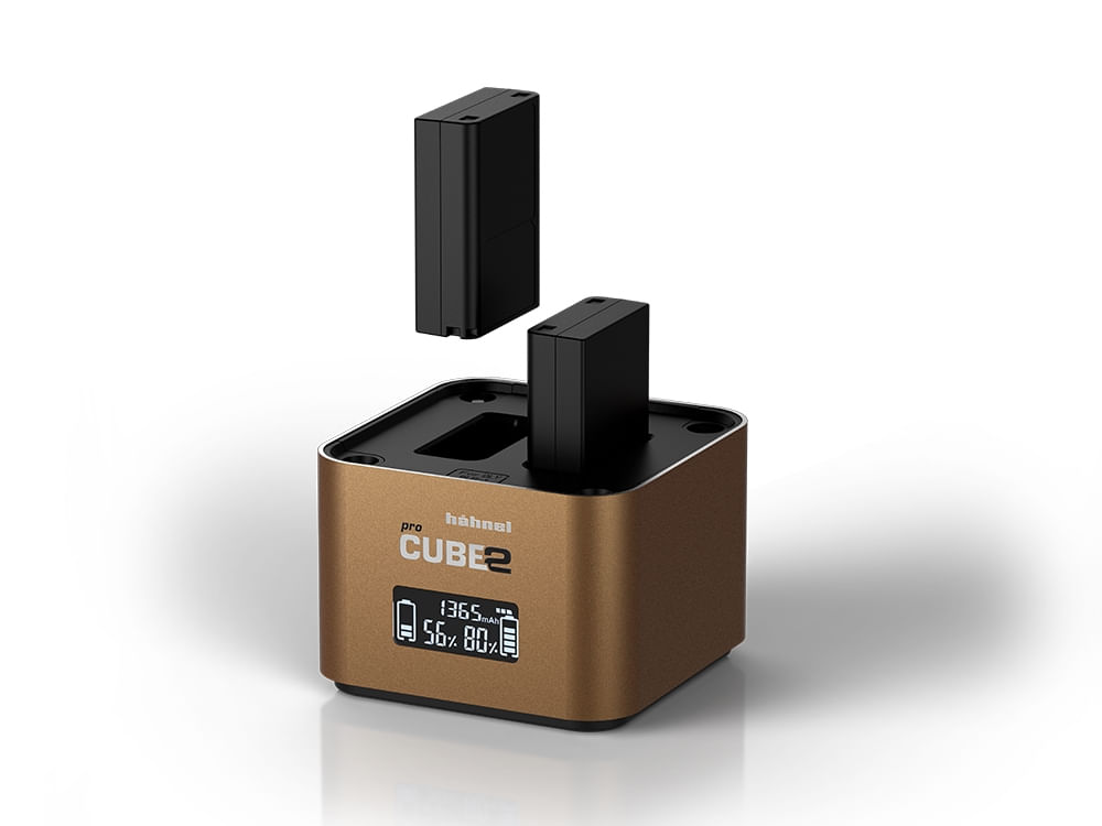 Hahnel Pro Cube 2 Incarcator Dublu pentru Olympus