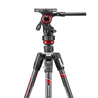 Manfrotto Befree Advanced Live Carbon - Trepied cu Twist si Cap Video