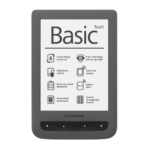 PocketBook Basic Touch 624 - E-Book Reader - gri