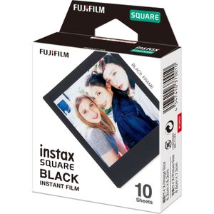 Fujifilm Instax Square Film Instant 10 Bucati Rama Neagra