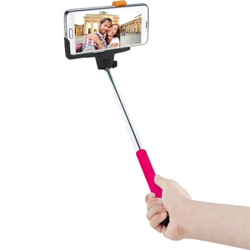 innovatec-selfie-stick-cu-telecomanda-incorporata-roz-43726-693