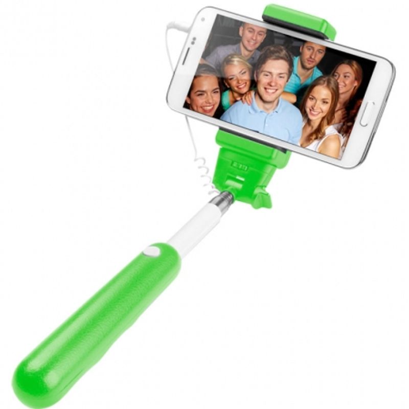 cellurline-selfie-stick-extensibil-cu-telecomanda-incorporata-verde-45641-519