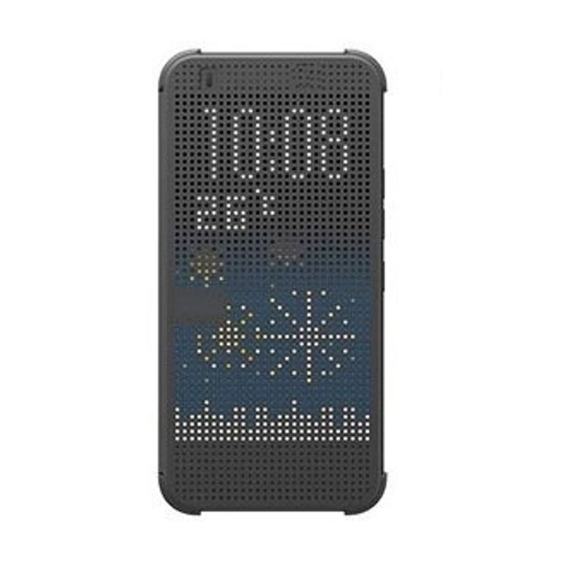 cronos-husa-dot-view-pentru-htc-e9-gri-52818-419