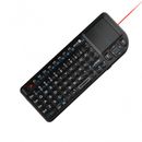 Rii RTMWK01 - Mini tastatura wireless cu touchpad, Smart TV, Smartphone, PC, cu laserpoint pentru prezentari
