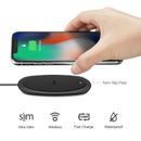 Incarcator Universal Inductie Waterproof Spigen F305W Wireless Fast Charger 9W QC 3.0 Negru