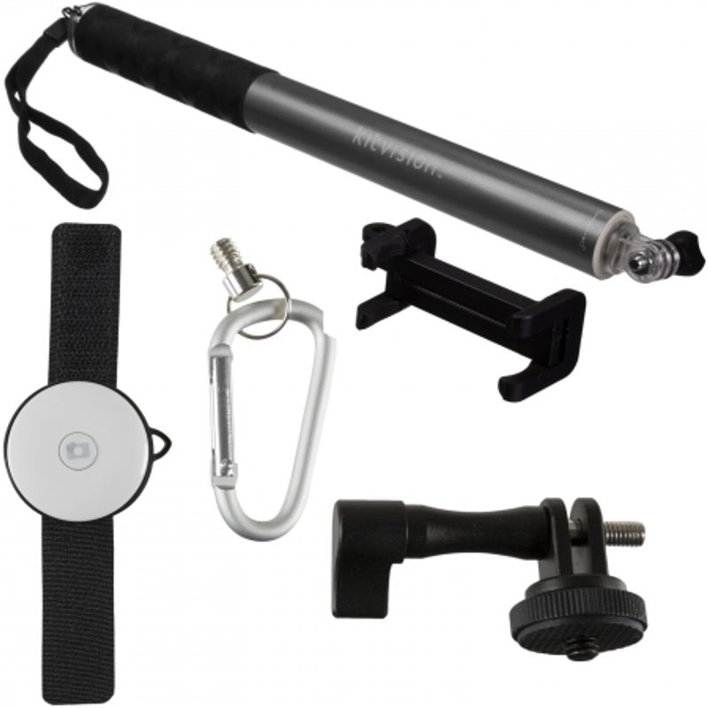 kitvision-selfie-stick-extensibil-cu-control-telecomanda--adaptor-trepied--carabiniera-63300-782