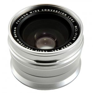 Fuji WCL-X100 argintiu -  lentila de conversie superangulara pentru X100