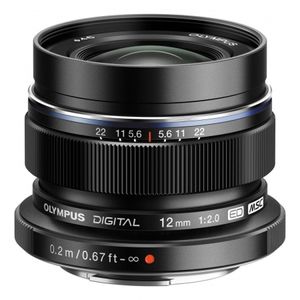 Olympus 12mm F2 ED Obiectiv Foto Mirrorless MFT Negru