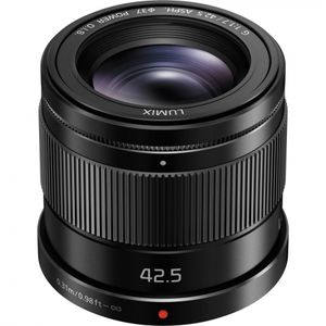Panasonic 42.5mm F1.7 Lumix G Obiectiv MFT, Negru