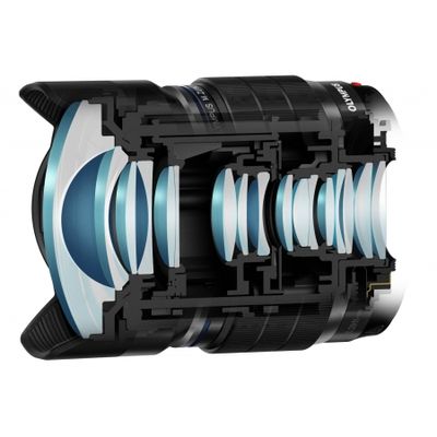 Olympus M.Zuiko Digital 8mm Obiectiv Foto Mirrorless F1.8 ED Fisheye PRO