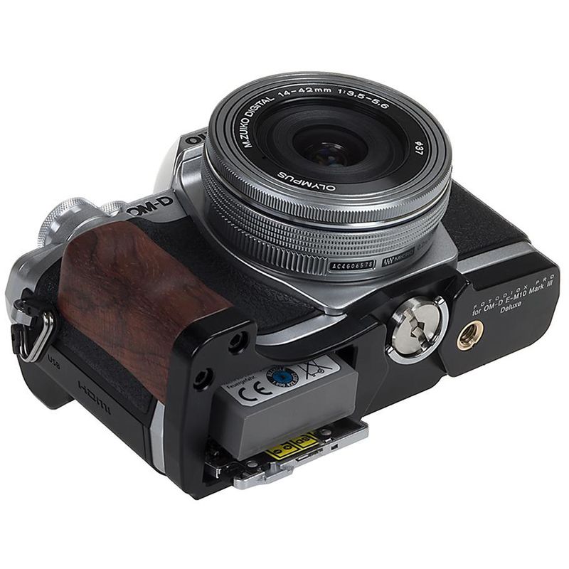 Fotodiox Deluxe Grip Aluminiu pt Olympus OM-D E-M10 Mark III