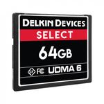 Delkin-Select-Card-de-Memorie-CF-64GB-UDMA-6