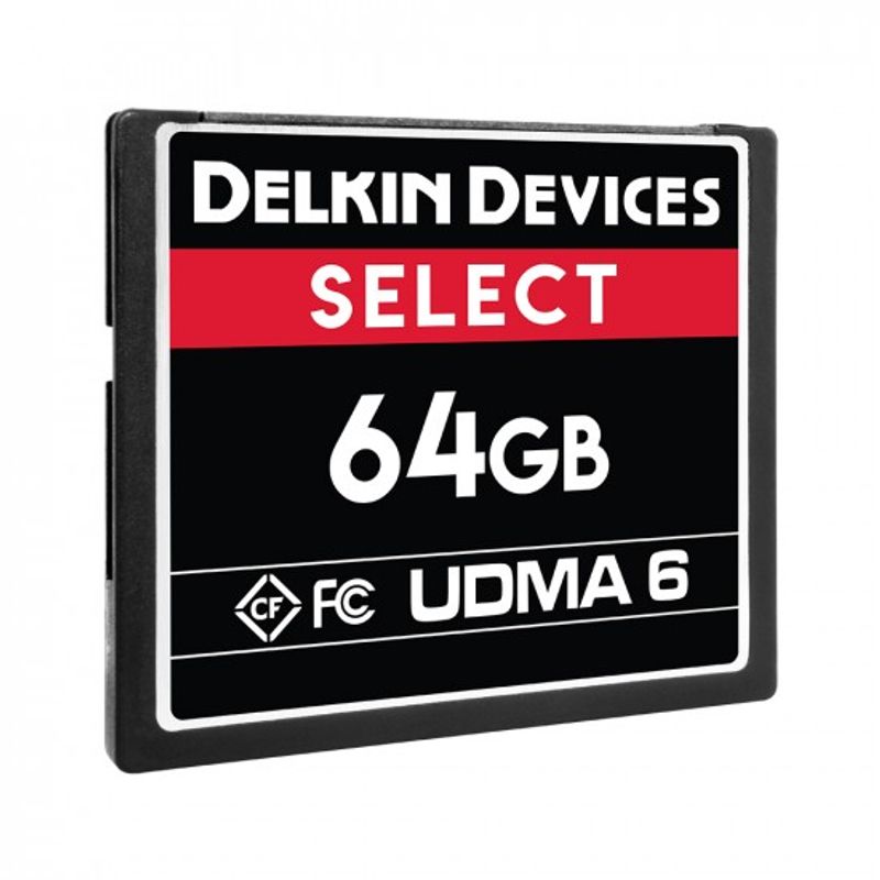 Delkin-Select-Card-de-Memorie-CF-64GB-UDMA-6