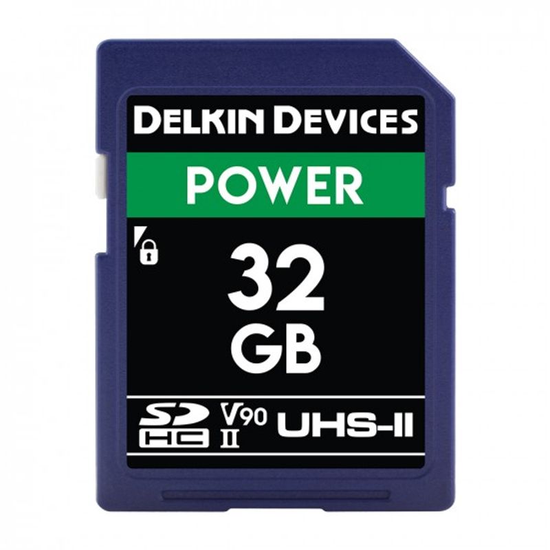 Delkin-Power-Card-de-Memorie-SDHC-32GB-UHS-II-2000X-V90
