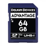 Delkin-Advantage-Card-de-Memorie-SDXC-64GB-UHS-I-660X-V30