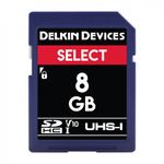 Delkin-Select-8GB-Card-de-Memorie-SDHC-UHS-I-660X-V10