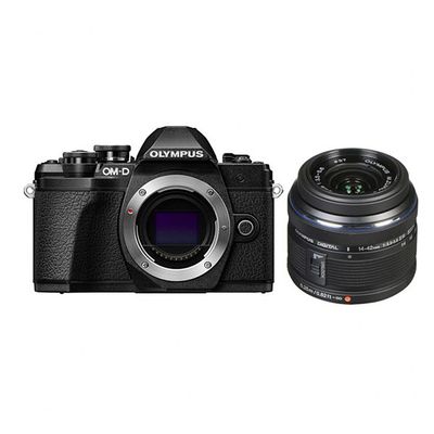 Olympus OM-D E-M10 Mark III Aparat Foto Mirrorless 16MP MFT 4K Kit cu Obiectiv EZ-M 14-42mm F3.5-5.6 IIR Negru