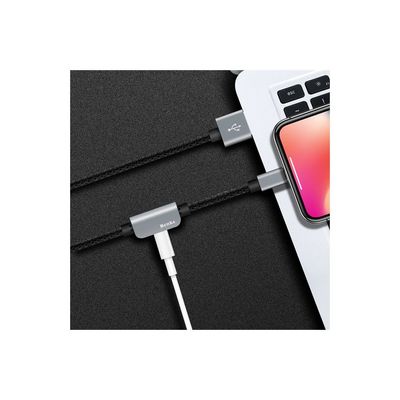 Benks D20 Cablu Adaptor Audio Lightning 1.2m Gri