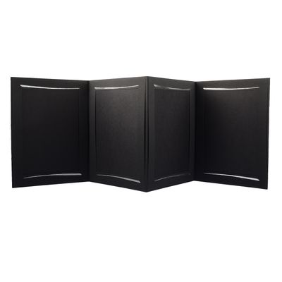 Daiber Passepartouts 13x18 - rama tip passepartout, negru, textura panza, 4 file