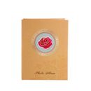 Album Foto cu Insertie Trandafir 100 Poze 10x15 cm Buzunare Slip Crem