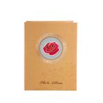 AlbumFotocuInsertieTrandafir100Poze10x15cmBuzunareSlipCrem