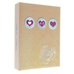 AlbumFoto3Heart100Poze10x15cmBuzunareSlipCrem