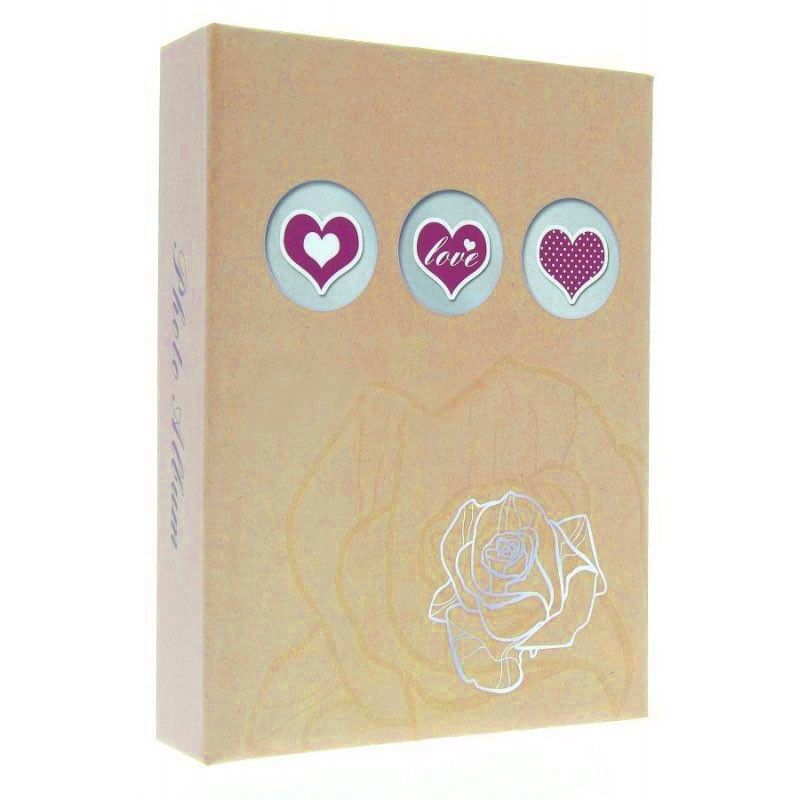 Album-Foto-3-Heart-100-Poze-10x15-cm-Buzunare-Slip-Crem