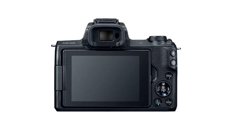 Canon Eos M50 Aparat Foto Mirrorless 24mp Apsc 4k Kit Cu Obiectiv Ef M 18 150 Is Stm Negru F64 Ro