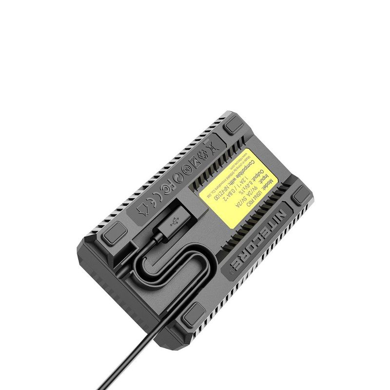 Hot-Nitecore-USN4-PRO-Digital-Dual-Slot-Travel-Camera-Charger-For-Sony-NP-FZ100-Batteries-Compatible