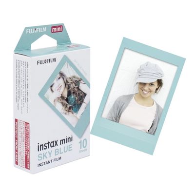 Fujifilm Instax Mini Blue Frame - film instant, 10 fotografii