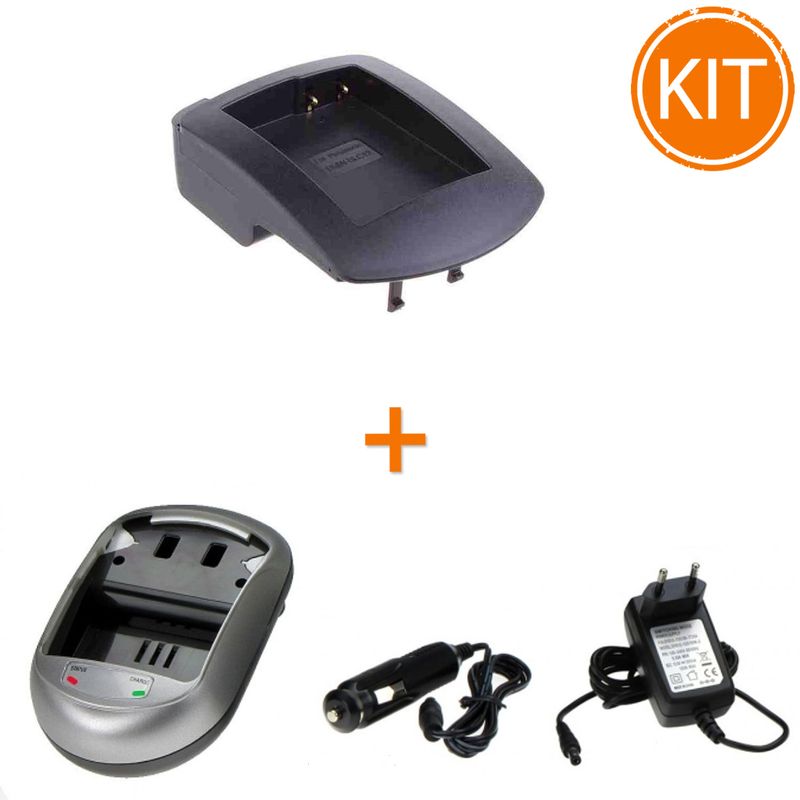 Kit-Incarcator-Power3000-pentru-acumulator-Panasonic-tip-DMW-BLC12----Bonus-adaptor-auto