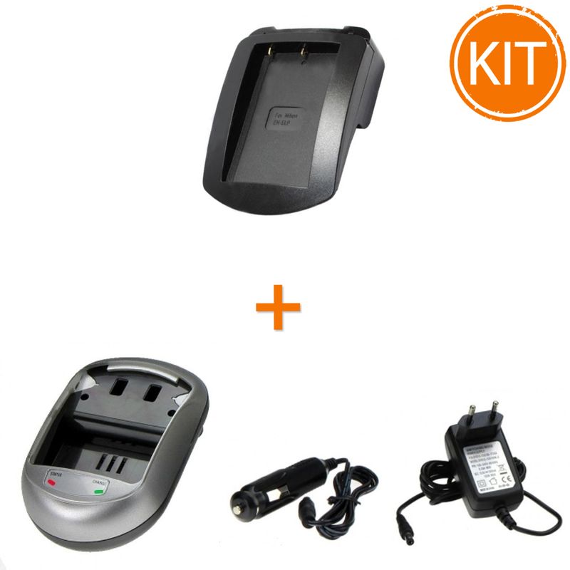 Kit-Incarcator-Power3000-pentru-acumulator-Nikon-tip-EN-EL9--Bonus-adaptor-auto