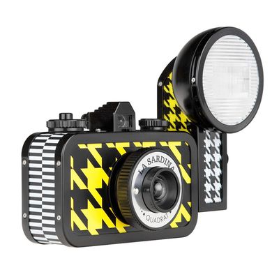Lomography La Sardina Quadrat Aparat Foto pe Film 35 mm cu Blit